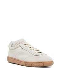 Bally Oversize Tongue Leather Sneakers