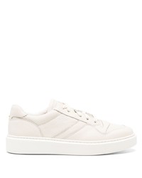 Doucal's Panelled Leather Sneakers