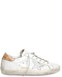 Golden Goose Deluxe Brand Super Star Low Top Leather Trainers