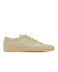 Common Projects Taupe Original Achilles Low Sneakers