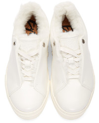 Eytys White Leather Doja Arctic Sneakers
