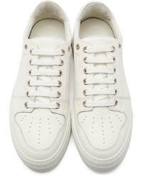 AMI Alexandre Mattiussi White Low Top Sneakers