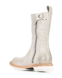 Rick Owens Round Toe Boots