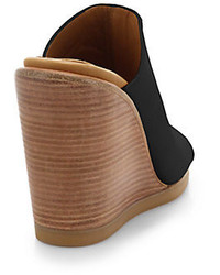 See by Chloe Leather Wedge Mules