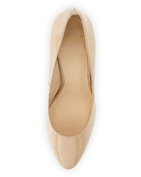 Cole Haan Lena Patent Pointed Toe Pump Maple Sugar