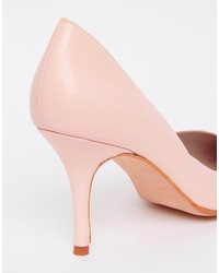 Shoesissima Casper Nude Heeled Pumps Available From Uk 8 12