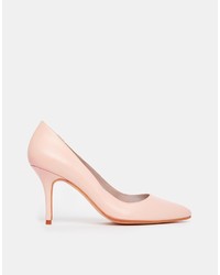 Shoesissima Casper Nude Heeled Pumps Available From Uk 8 12