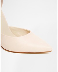 London Rebel Stakes Ankle Strap Court Shoes