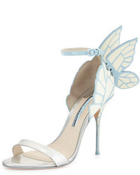Sophia Webster Chiara Butterfly Wing Bridal Sandal Ice