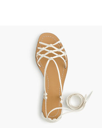 J.Crew Knotted Leather Sandals