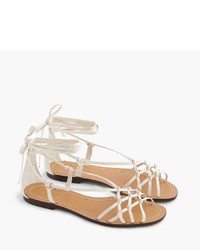 J.Crew Knotted Leather Sandals