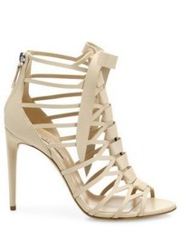 Casadei Leather Cage Sandals