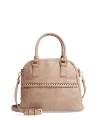 Sole Society Vulin Stitch Faux Leather Satchel