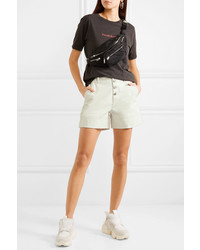 RtA Dash Leather Shorts