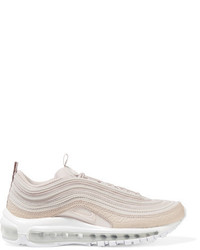 Nike Air Max 97 Paneled Leather And Coated Mesh Sneakers Blush