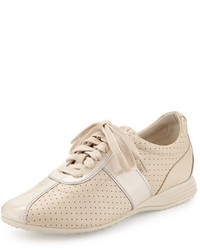 Cole Haan Bria Grand Perforated Leather Sneaker Sandshell