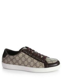 Gucci Brooklyn Gg Lace Up Sneakers