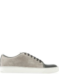 Lanvin Contrasting Toe Cap Sneakers