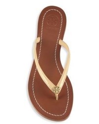 Tory Burch Terra Patent Leather Thong Sandals