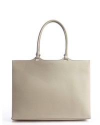 Giorgio Armani Beige Leather Slim Profile Tote Bag