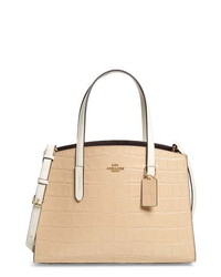 Coach Charlie Colorblock Leather Tote