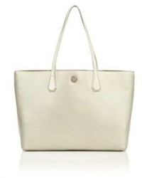 Tory Burch Perry Metallic Leather Tote