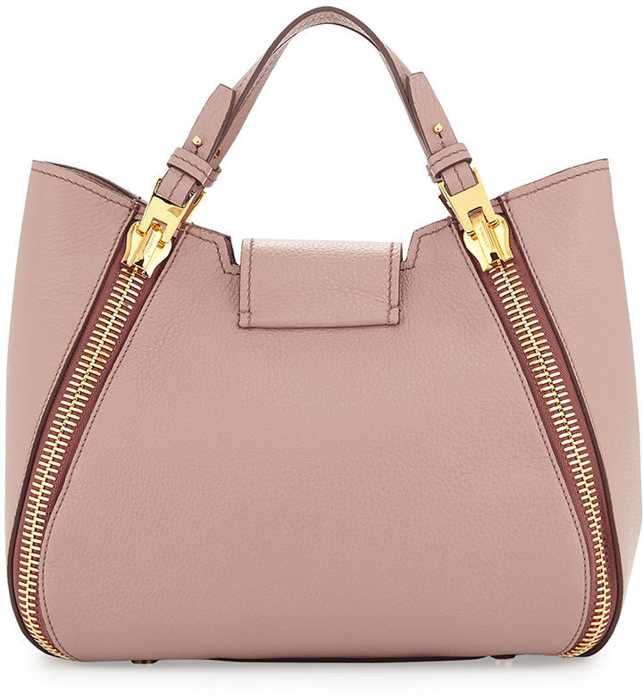 Tom Ford Sedgwick Mini Double Zip Leather Tote Bag, $2,290 | Neiman Marcus  | Lookastic