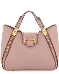 Tom Ford Sedgwick Mini Double Zip Leather Tote Bag