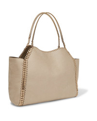 Stella McCartney The Falabella Medium Reversible Faux Brushed Leather Tote