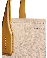 Burberry The Medium Banner In Two Tone Leather