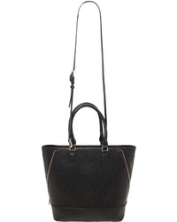 Forever 21 Zip Side Faux Leather Tote