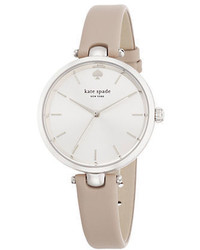 Kate Spade New York Holland Stainless Steel Leather Strap Watch