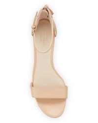 Cole Haan Adderly Grand Leather Low Wedge Sandal Neutral