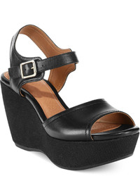 clarks platform wedge sandals