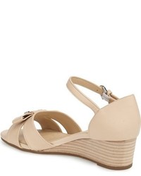 Geox Lupe Ankle Strap Wedge Sandal