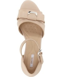 Geox Lupe Ankle Strap Wedge Sandal