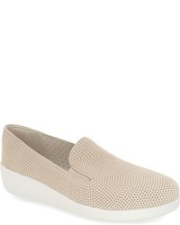 FitFlop F Pop Skate Perforated Wedge Sneaker