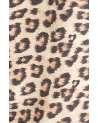 Alice + Olivia Cal Leopard Print Silk Blouse