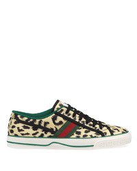 Gucci Tennis 1977 Leopard Print Sneakers
