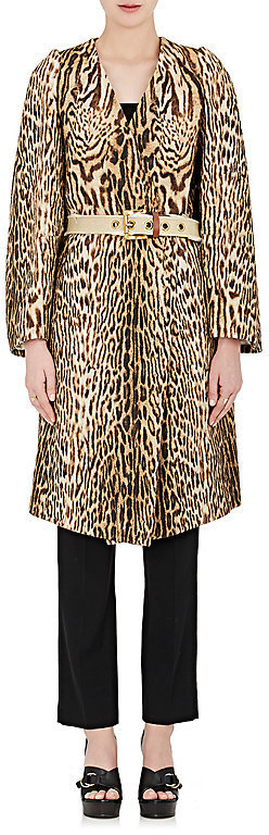 chloe leopard coat