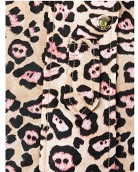 Givenchy Oversize Leopard Print Coat