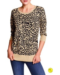 Banana Republic Factory Leopard Print Sweater
