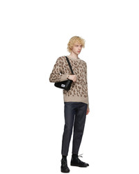 A.P.C. Brown Leopard Esther Sweater