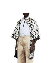 Beige Leopard Fur Coat