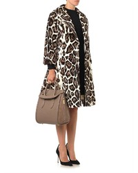 Giambattista Valli Leopard Print Fur Coat