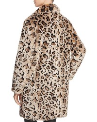 BB Dakota Rooney Faux Fur Leopard Coat
