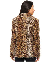 Sam Edelman Leopard Faux Fur Coat