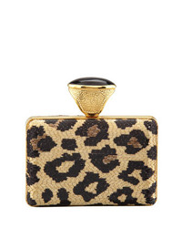 Tom Ford Leopard Beaded Ring Clutch