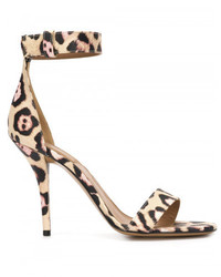 Givenchy Leopard Print Sandals