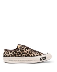 VISVIM Leopard Print Low Top Sneakers